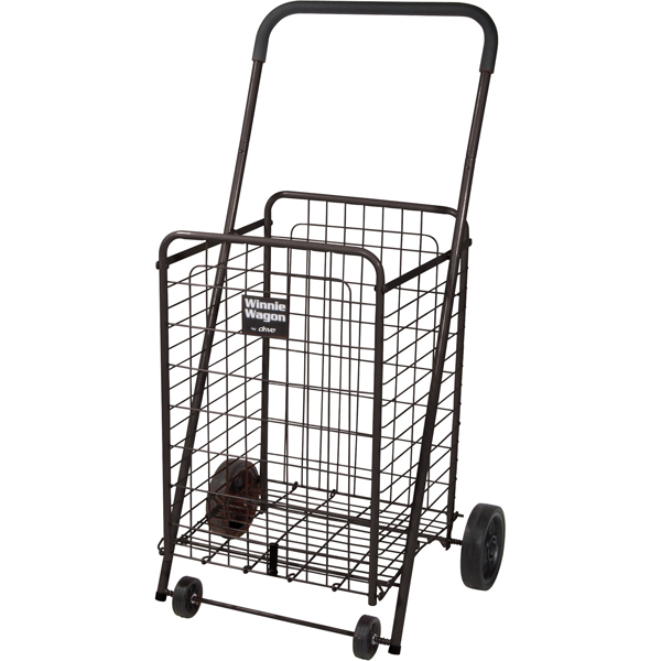 Winnie Wagon All Purpose Shopping Utility Cart - Black - Click Image to Close